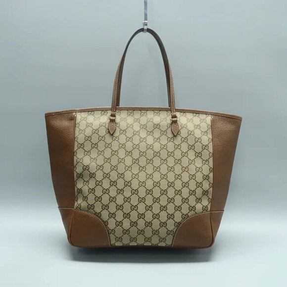 GUCCI Bree Brown Cloth Tote 615-122324 - Picture 2 of 12